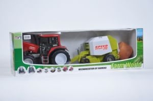 Traktor + akcesoria 66x20x17 cm