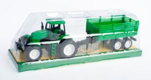 Traktor z przyczepą 30x10x8