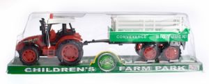Traktor z przyczepą 35x11x9