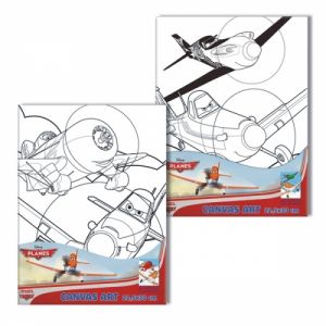 Podobrazie 22,5X30CM do kolorowania Planes - Samoloty