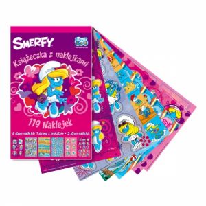 Ksiażeczka z naklejkami 145X240mm Smurfy