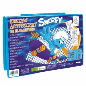 Zestaw artystyczny Smurfy
