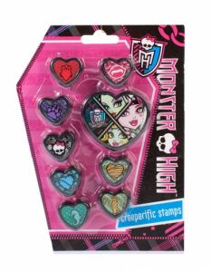 Zestaw stempli Monster High