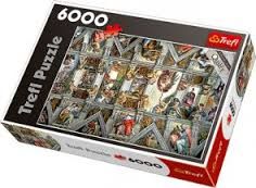 Puzzle Trefl Kaplica Sykstyńska - 6000 el.